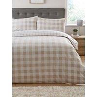 Everyday Modern Farmhouse Gingham Check Duvet Cover Set