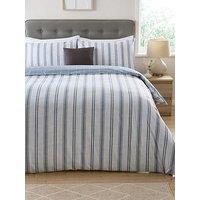 Everyday Farmhouse Stripe Duvet Cover Set - Blue