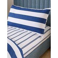 Very Home Stripe Kids Fitted Sheet - Blue