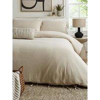 Very Home Muslin Duvet Cover Set In Natural