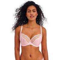 Freya Hallie Underwired Plunge Bra - Pink