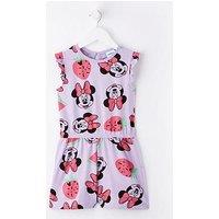 Minnie Mouse Disney Minnie Mouse Frill Sleeve Playsuit