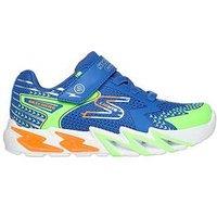 Skechers Boys Flex-Glow Bolt Lighted Trainer