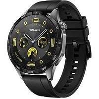 Huawei Watch Gt 4 Smartwatch 46Mm With Black Fluoroelastomer Strap