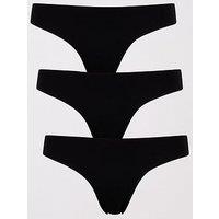 Everybody No Vpl 3 Pack Bikini Brief - Black