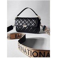 Barbour International Quilted Soho Crossbody Bag - Black