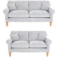Very Home William 3 Seater + 2 Seater Fabric Sofa Set (Buy & Save!)