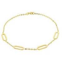 Love Gold 9Ct Yellow Gold Paperclip Bracelet