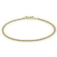 The Love Collection 9Ct Yellow Gold Curb Chain Bracelet