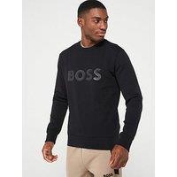 Boss Salbo Crew Neck Sweatshirt - Black