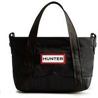 Hunter Nylon Mini Topclip Tote - Black/Hunter Branded Webbing