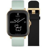 Radley Series 20 Smart Calling Watch With Interchangeable Black Silicone And Eucalyptus Leather Straps