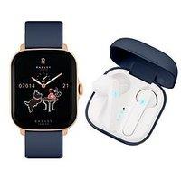 Radley Series 20 Smart Ink Rectangle Calling Watch With True Wireless Earphones