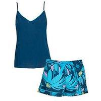 Cyberjammies Modal Cami & Floral Print Short Set