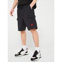 Hugo Garlio242 Regular Fit Cargo Shorts - Black