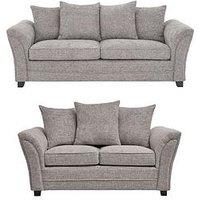 Dury Chunky Weave 3 + 2 Seater Sofa Set (Buy And Save!) - Fsc Certified