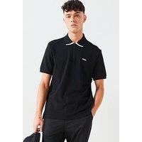 Hugo Dalomino Regular Fit Short Sleeve Polo Shirt - Black