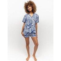 Cyberjammies Blue Shell Geo Print Pyjama Short Set