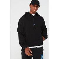 Hugo Blue Nalonso Overhead Hoodie-Black