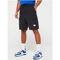 Hugo Blue Giulio242 Relaxed Fit Casual Shorts - Black