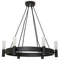 Very Home Francis 6 Light Pendant - Black