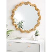 Very Home Wavy Woven Mirror 70Cm