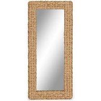 Very Home Rectangle Woven Mirror 100X45Cm