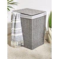 Very Home Rattan Laundry Hamper