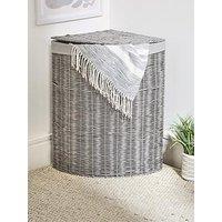 Very Home Rattan Laundry Corner Hamper