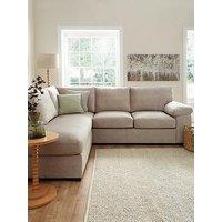 Very Home Eliza Left Hand 3 Seater Fabric Corner Sofa - Fsc Certified