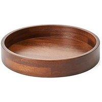 Michelle Keegan Home Round Walnut Tray