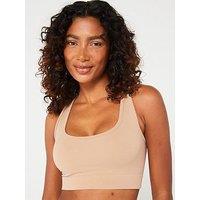 Everybody Seamless Racer Back Bra - Strong Control - Beige