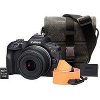 Canon Eos R100 Aps-C Camera Kit Inc Rf-S 18-45Mm Lens, 32Gb Sd Card, Additional Lp-E17 Battery, Neck Strap & Case