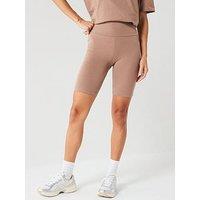 Everyday Ath Leisure Cycling Shorts - Light Brown