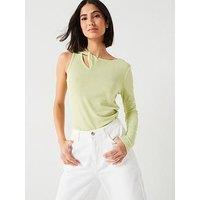 V By Very One Shoulder Twist Top