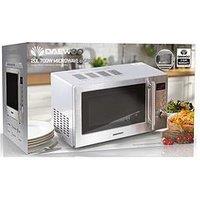 Daewoo 20L 700W Microwave With Grill Function - Stainless Steel Cavity