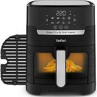 Tefal Easy Fry Vision Air Fryer&Grill, 4.2L, 8 Programs, Black, Ey506840