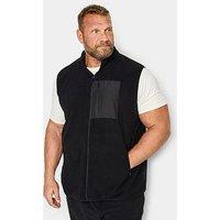 Badrhino Fleece Pocket Gilet - Black