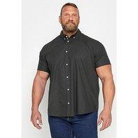 Badrhino Bre Short Sleeve Poplin Shirt - Black