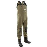 Snowbee Classic Neoprene Cleated Chest Wader - Light Olive