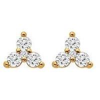 Hot Diamonds Hd X Jj White Topaz Stud Earrings