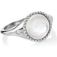 Hot Diamonds Mother of Pearl Circle Ring DR258