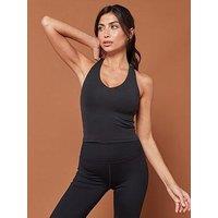 Girlfriend Collective Women'S Training Cross-Back Float Zoe Tank - Black