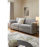 Very Home Dury Chunky Weave 4 Seater Standard Back Sofa - Fsc Certified