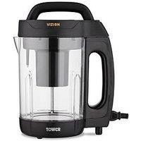 Tower T12067 1000W Vizion 1.6L Soup Maker With Transparent Body