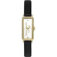 Kate Spade New York Rosedale Black Leather Watch