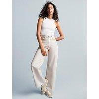 Levi'S Ribcage Wide Leg Jean - Fairy Dust Light Blue