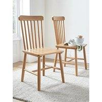 Very Home Pair Of Camborne Dining Chairs - Fsc Certified