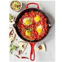 Le Creuset Signature Cast Iron Frying Pan With Metal Handle In Cerise