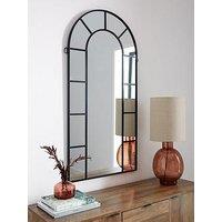 Very Home Metal Window Pane Mirror 60X120Cm